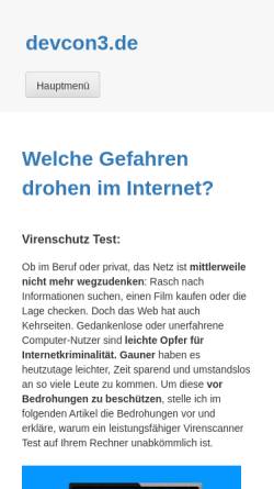 Vorschau der mobilen Webseite www.devcon3.de, Die Geschichte der Telegraphie