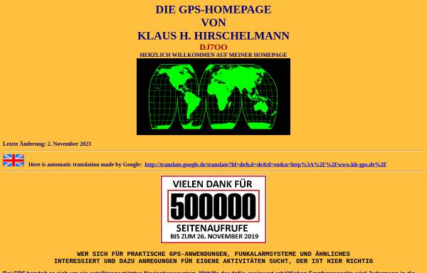 Vorschau von www.kh-gps.de, GPS-Anwendungen, Funkalarmsysteme