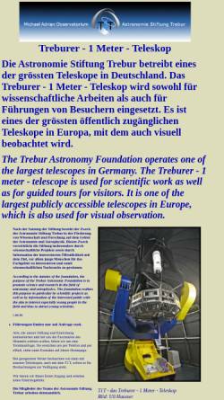 Vorschau der mobilen Webseite homepages-fb.thm.de, Michael Adrian Observatorium der Volkssternwarte Trebur