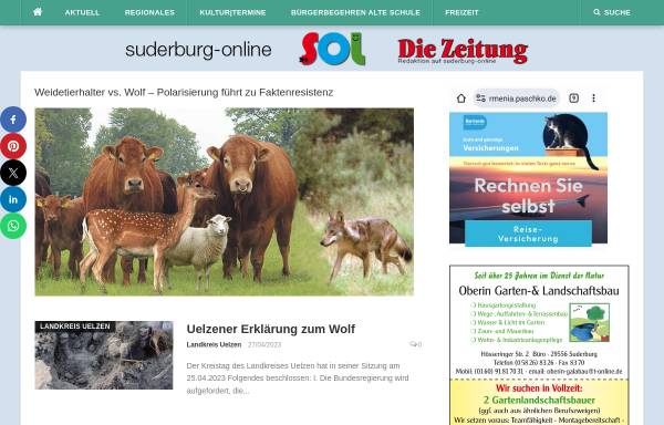Vorschau von www.suderburg-online.de, Suderburg - Online