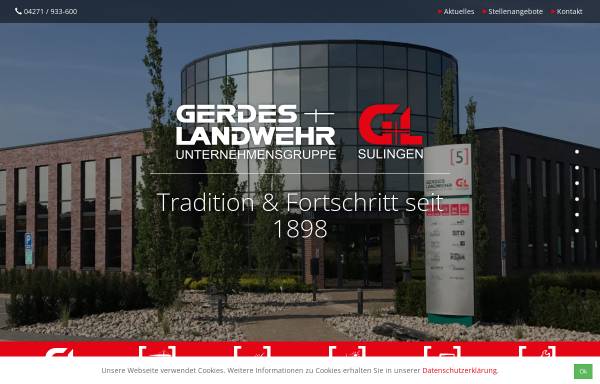 Vorschau von www.gerdes-landwehr.de, Gerdes+Landwehr GmbH & Co. KG