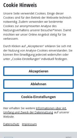 Vorschau der mobilen Webseite www.selbsthilfe-lippe.de, Selbsthilfe-Kontaktstelle Kreis Lippe