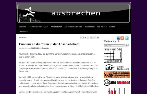 Vorschau von www.aha-bueren.de, Büren-Gruppe Paderborn