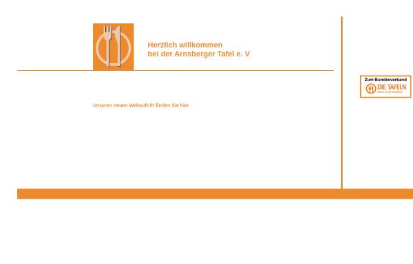 Vorschau von www.arnsberger-tafel.de, Arnsberger Tafel e.V.