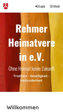 Vorschau der mobilen Webseite rehmer-heimatverein.de, Rehmer Heimatverein e.V.