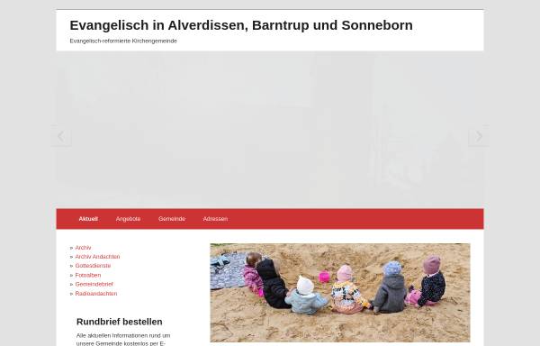 Vorschau von www.barntrupkg.de, Evangelisch-reformierte Kirchengemeinde Barntrup