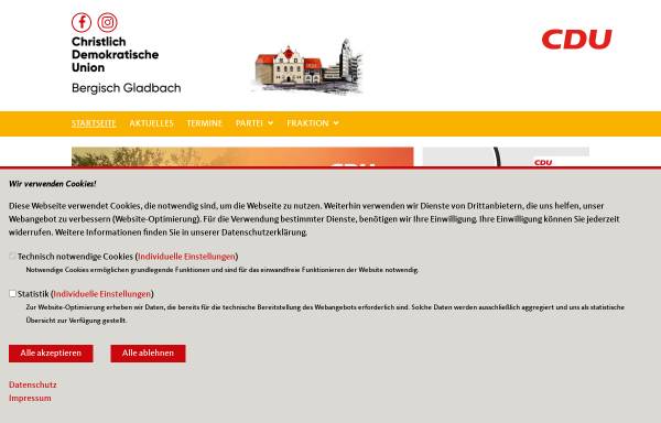 Vorschau von www.cdu-gl.de, CDU Bergisch Gladbach