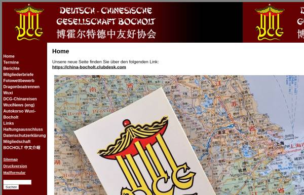 Vorschau von china-bocholt.de, Deutsch-Chinesische Gesellschaft Bocholt e.V.