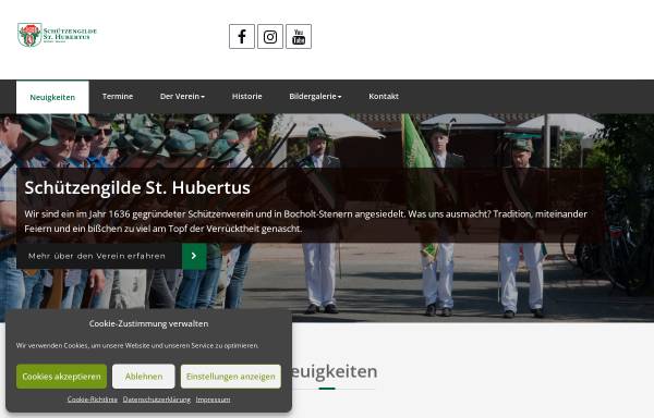 Vorschau von www.schuetzengilde-stenern.de, Schützengilde St. Hubertus Stenern
