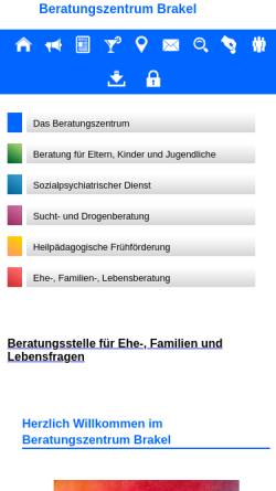 Vorschau der mobilen Webseite www.bz-brakel.de, Beratungszentrum Brakel
