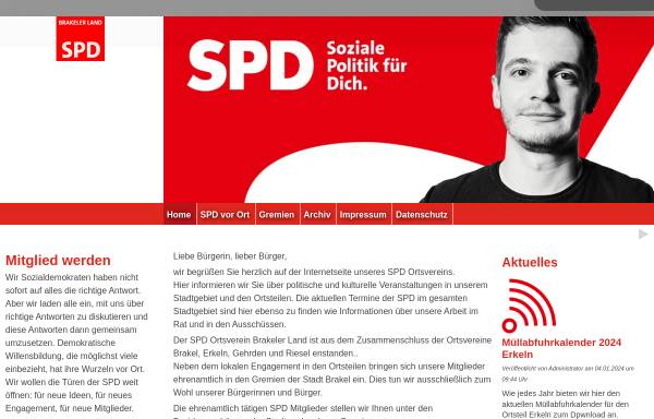 Vorschau von www.spd-brakel.de, SPD Brakel