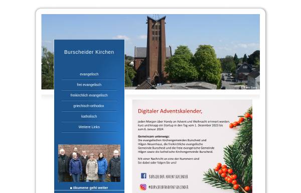 Vorschau von www.kirche-burscheid.de, Kirchen
