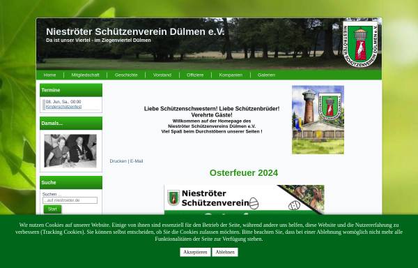 Vorschau von www.niestroeter.de, Nieströter Schützenverein Dülmen e.V.