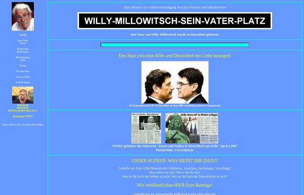 Vorschau von www.willy-millowitsch-sein-vater-platz.de, Willy Millowitsch Sein Vater Platz