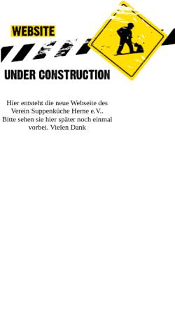Vorschau der mobilen Webseite www.suppenkueche-herne.de, Suppenküche Herne e.V.