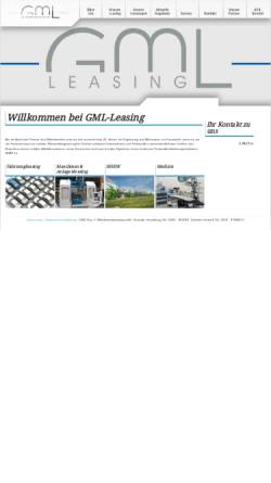 Vorschau der mobilen Webseite www.gml-leasing.de, GML Gesellschaft für Mittelstandsleasing mbH