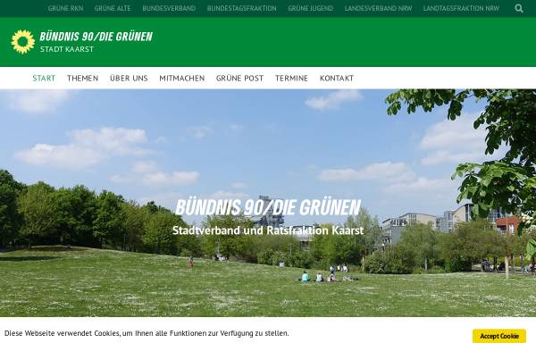 Vorschau von www.gruenekaarst.de, Bündnis 90/Die Grünen Kaarst