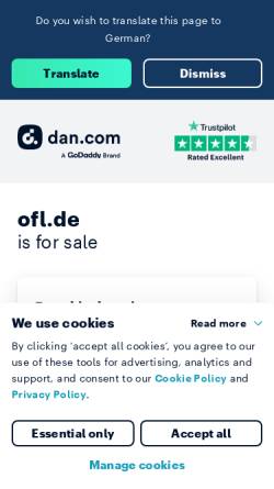 Vorschau der mobilen Webseite www.ofl.de, OFL-Unternehmensgruppe