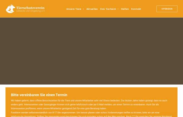 Vorschau von www.tierheim-luebbecke.de, Tierschutzverein Lübbecke und Umgebung e.V.