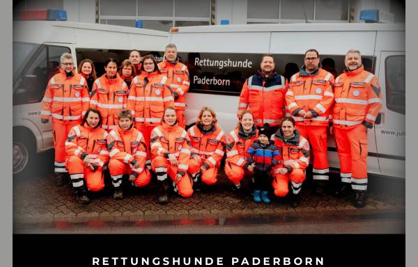 Vorschau von www.rettungshunde-paderborn.de, Rettungshundestaffel Paderborn der Johanniter Unfall-Hilfe e.V.