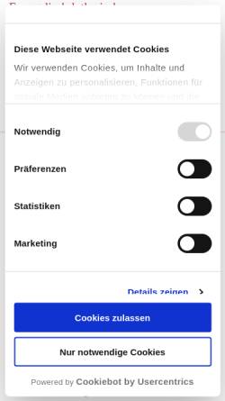 Vorschau der mobilen Webseite www.kirchengemeinde-ovenstaedt.de, Ev.-Luth. Kirchengemeinde Ovenstädt