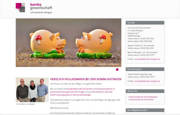 Vorschau von www.komba-ratingen.de, Komba Gewerkschaft