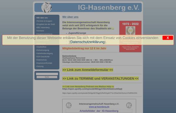 Vorschau von ig-hasenberg.de, IG Hasenberg e.V.
