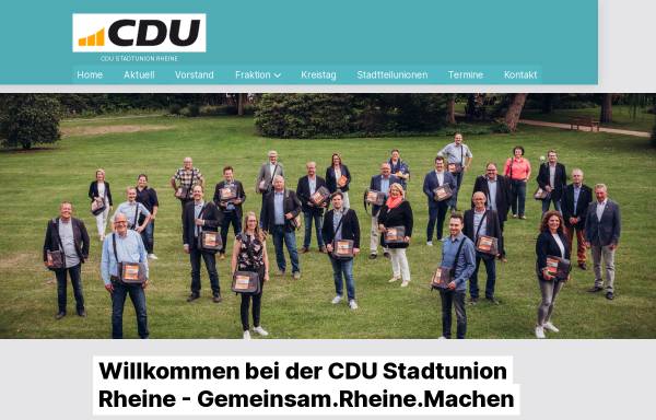 Vorschau von www.cdu-rheine.de, CDU Stadtunion Rheine
