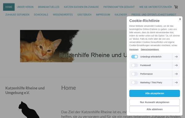 Vorschau von www.katzenhilfe-rheine.de, Katzenhilfe Rheine und Umgebung e.V.