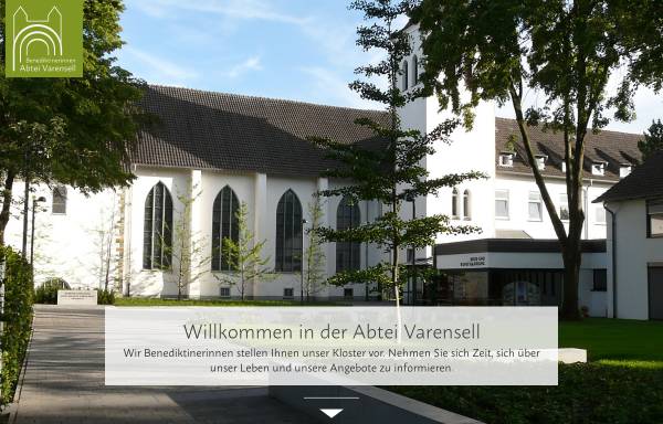 Vorschau von www.abtei-varensell.de, Benediktinerinnen-Abtei Varensell