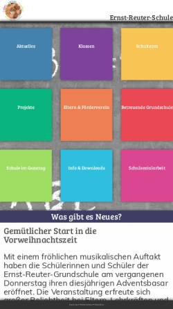 Vorschau der mobilen Webseite www.ernst-reuter-schule.com, Ernst-Reuter-Schule