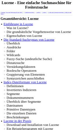 Vorschau der mobilen Webseite www.fh-wedel.de, Lucene - Eine einfache Suchmaschine für Freitextsuche