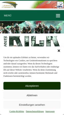 Vorschau der mobilen Webseite www.fighting-farmers.de, Montabaur Fighting Farmers