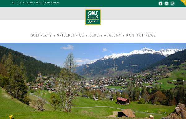 Vorschau von www.golf-klosters.ch, Golf Club Klosters