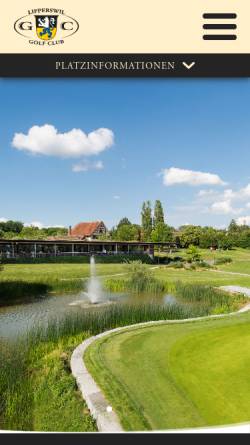 Vorschau der mobilen Webseite www.golfswitzerland.ch, Golf Club Lipperswil