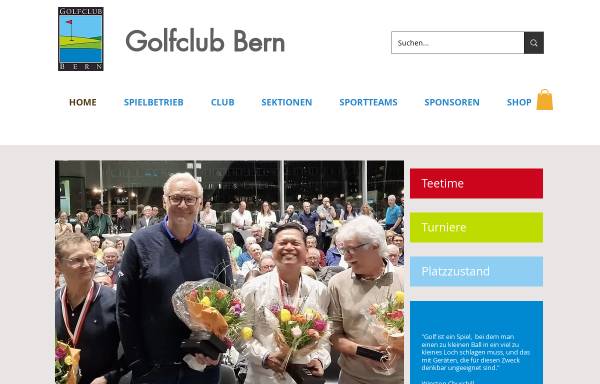 Vorschau von www.golfclub-bern.ch, Golfclub Bern