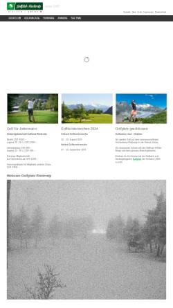 Vorschau der mobilen Webseite www.golfclub-riederalp.ch, Golf-Club Riederalp