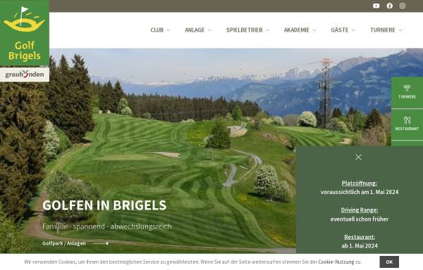 Vorschau von www.golfidylle.ch, Golfplatz Brigels