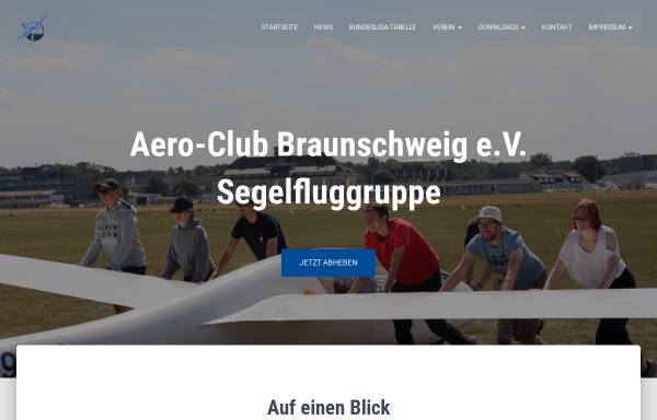 Vorschau von www.segelflug.acbs.de, Aero Club Braunschweig - Segelfluggruppe -
