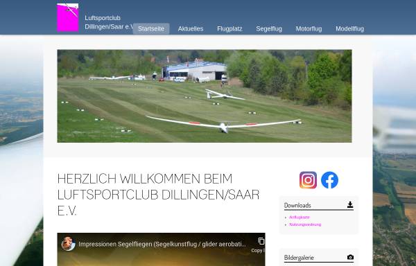 Vorschau von lsc-dillingen.de, Luftsportclub Dillingen/Saar e.V.