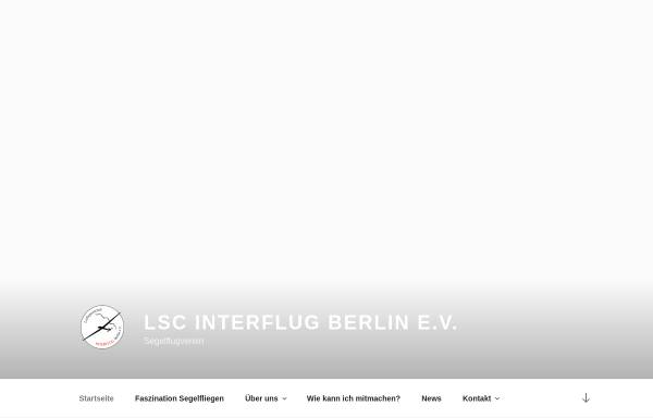 Vorschau von www.lsc-interflug-berlin.de, Luftsportclub Interflug Berlin