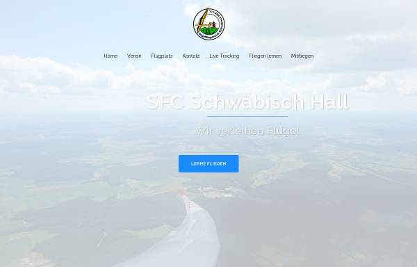 Vorschau von www.sfc-hall.de, Segelfliegerclub Schwäbisch Hall