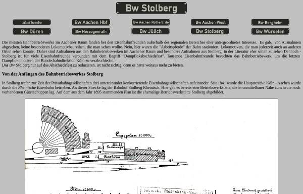 Vorschau von www.guidorademacher.de, Stellwerke in Stolberg
