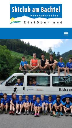 Vorschau der mobilen Webseite www.skiclub-bachtel.ch, SC am Bachtel
