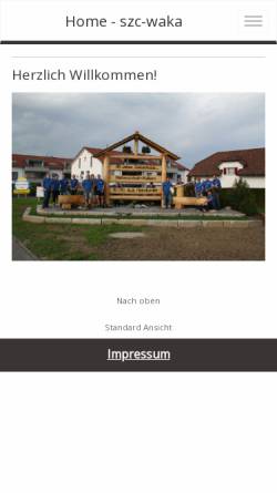 Vorschau der mobilen Webseite www.szc-waka.ch, Seilziehclub Waltenschwil-Kallern