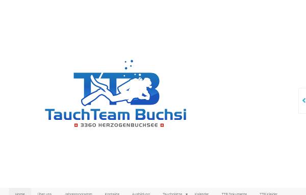 Vorschau von www.ttb.ch, Tauch Team Buchsi
