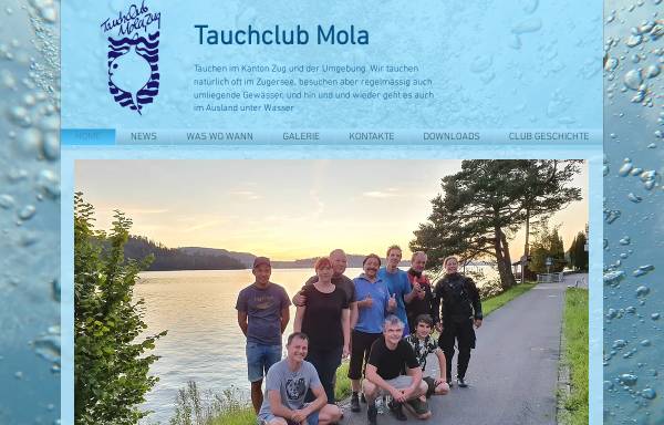 Vorschau von www.mola.ch, Tauchclub Mola