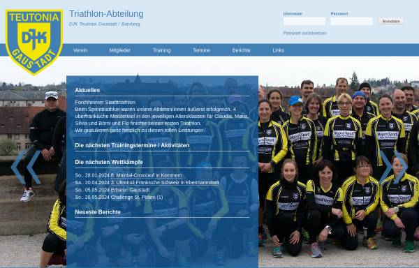 Vorschau von www.djk-gaustadt-triathlon.de, DJK Gaustadt (Bamberg)