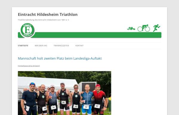 Vorschau von www.triathlon-eintracht-hildesheim.de, Eintracht Hildesheim