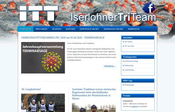 Vorschau von www.iserlohner-tri-team.de, Iserlohner Triathlon Team